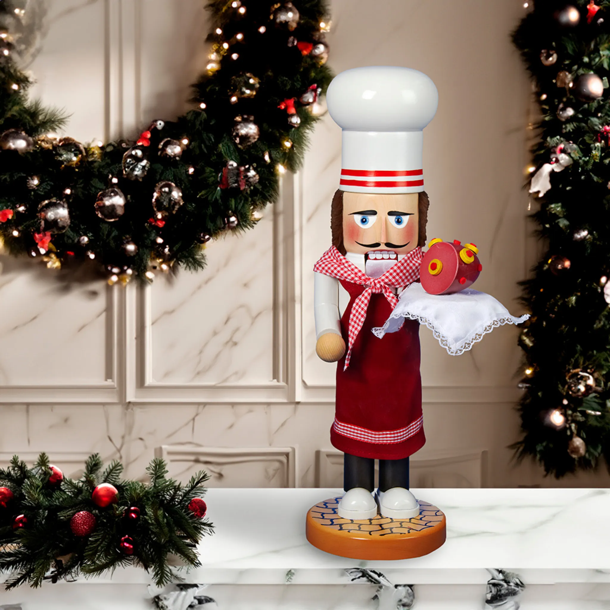 19" Steinbach Santa Chef Nutcracker