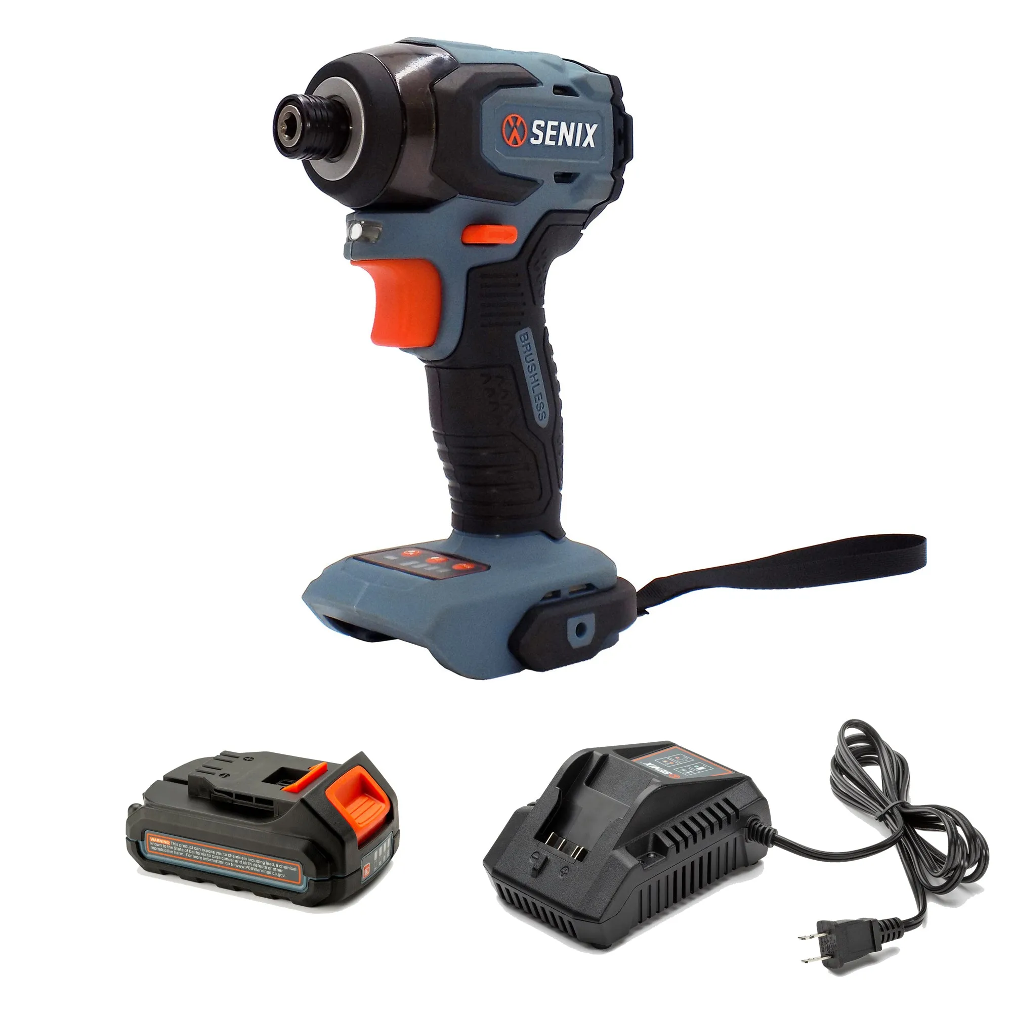 20 Volt Max* 1/4-Inch Brushless Impact Driver (Battery and Charger Included), PDIX2-M2