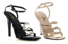 5" Strap Sandal with Snake D'cor (ES508-CHANTEL)