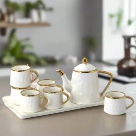 6Pcs Coffee Set With Tray