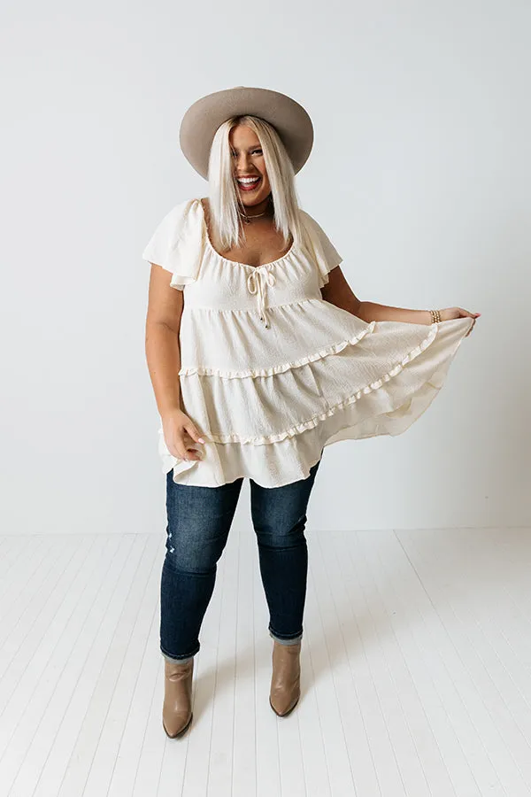 All I Want Is Affection Babydoll Tunic Top Curves