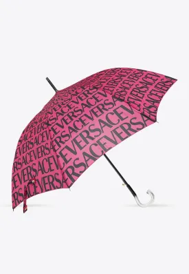 All-Over Logo Print Umbrella