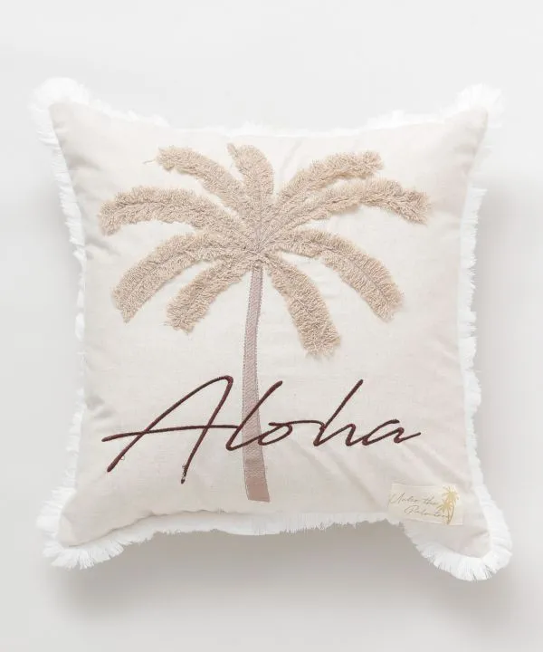 Aloha Palm Tree Cushion Cover