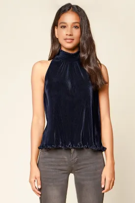 Amerie Pleated Halter Top