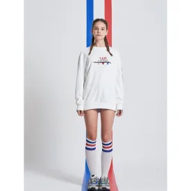 [AROUND80] TAXI PARISIEN SWEAT SHRTS WHITE