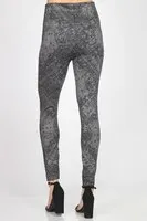 B4292BB High Waist Full Length Legging - Grey