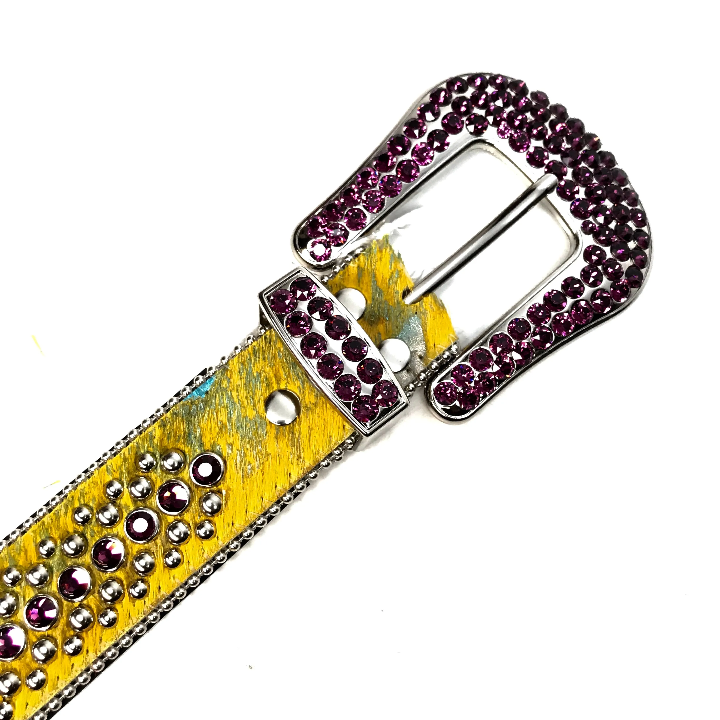 b.b. Simon Fully Loaded Yellow Pony Crystal Belt