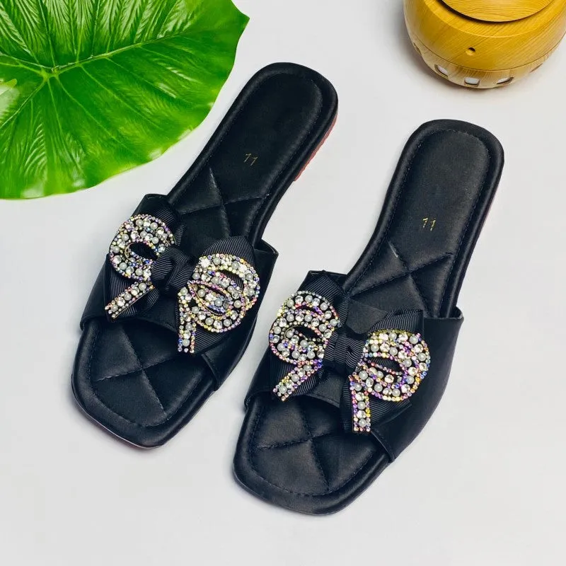 Beautiful Butterfly Flat Sliders - Available in 4 colours