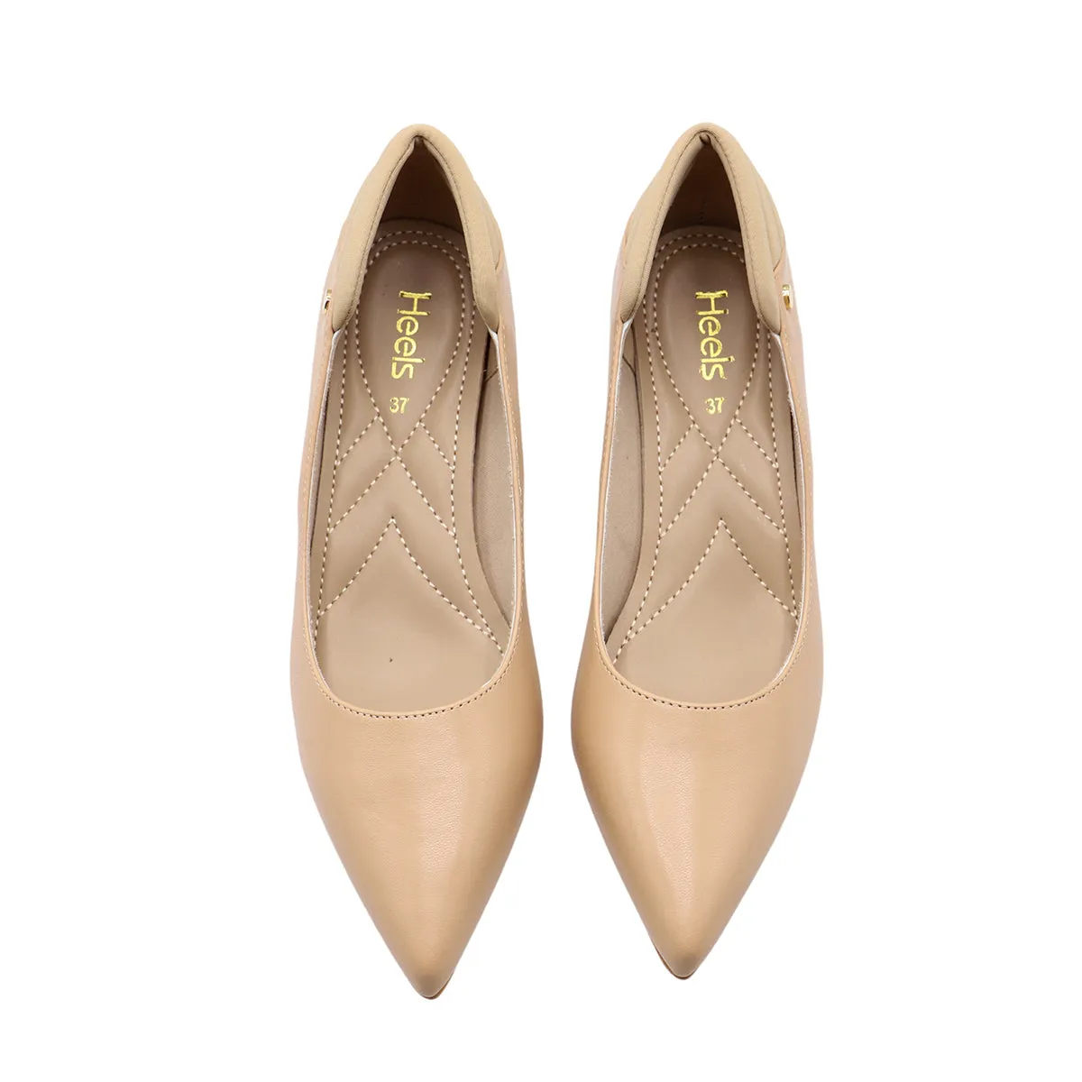 Beige Formal Court Shoes L00850016