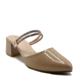 Beige Formal Mule L00120014