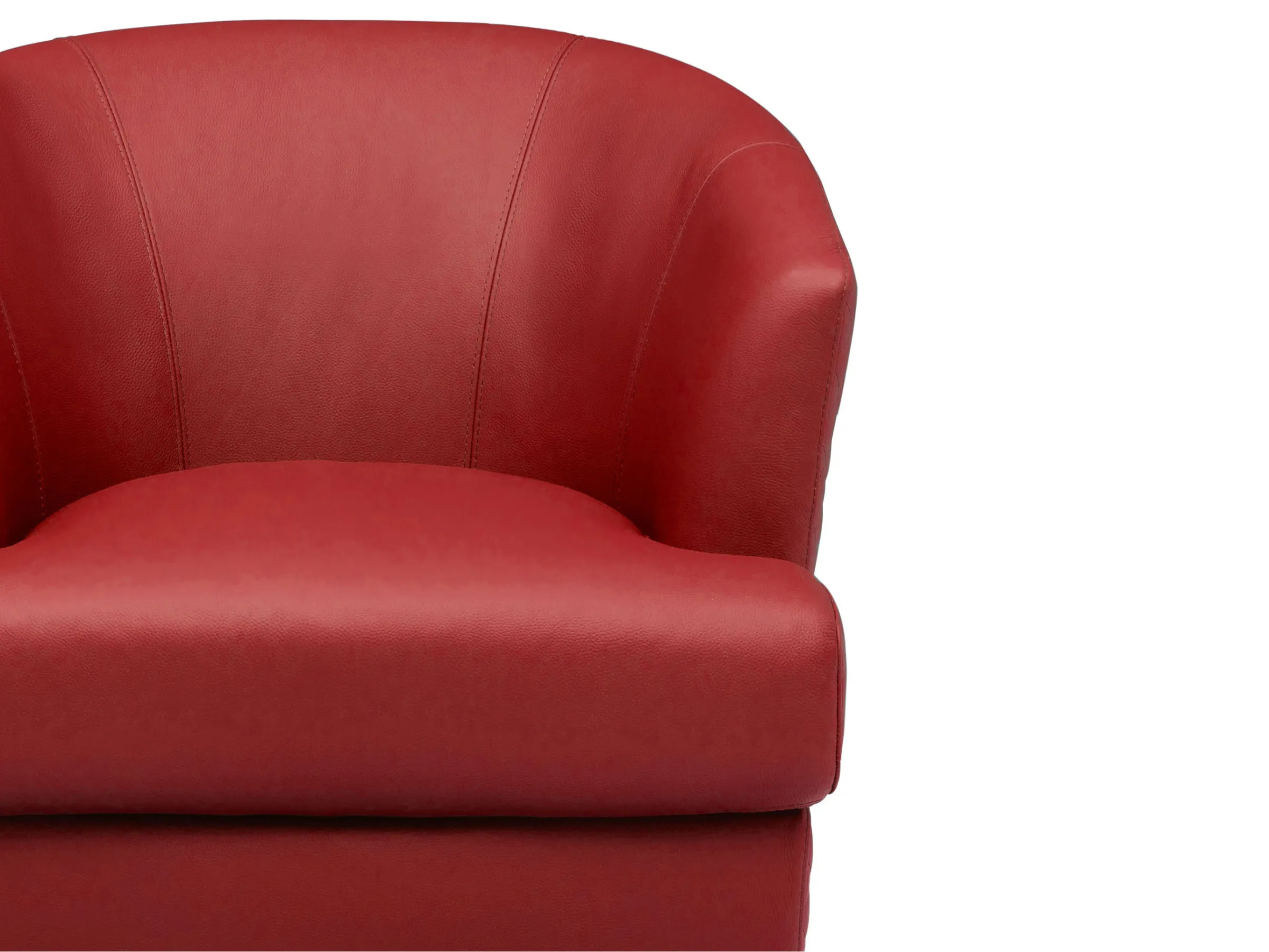 Belfield 100% Top Grain Leather Swivel Chair