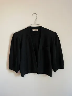 Black Knit Cardigan