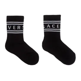 Black Logo Socks