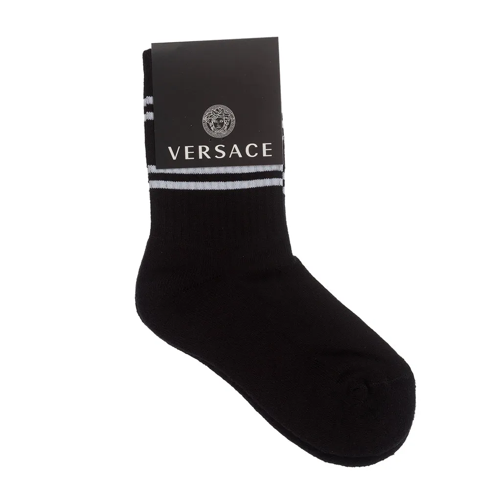 Black Logo Socks