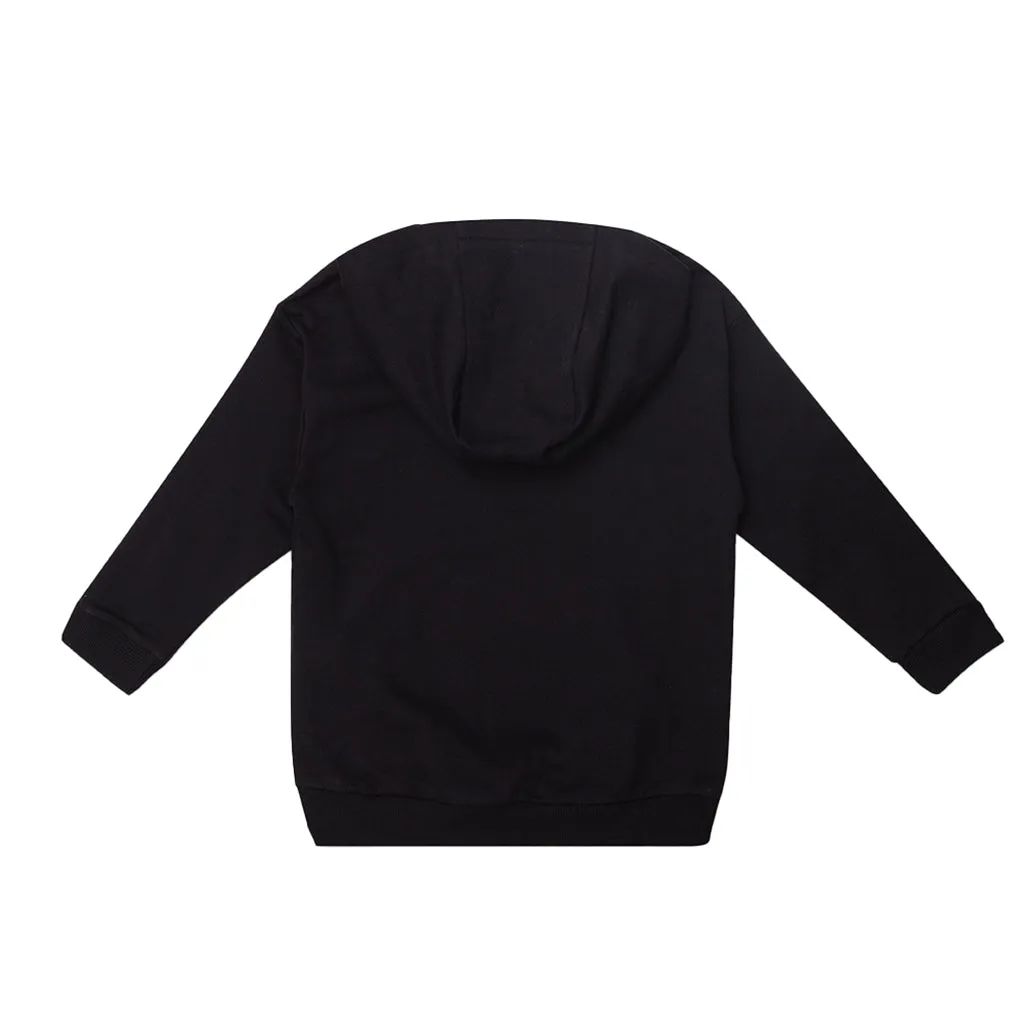 Black Pin Logo Hoodie