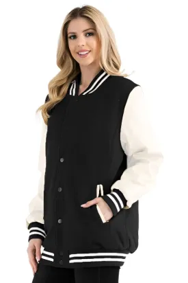 Boyfriend Oversized Letterman Jacket S-3XL