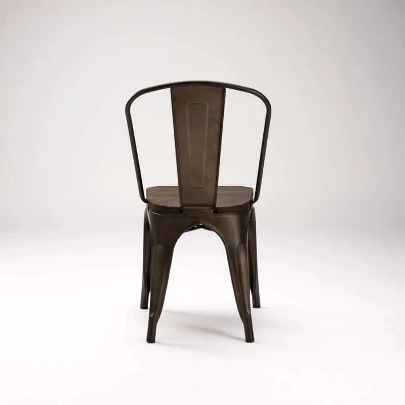 BRONX DINING CHAIR WITH WOOD