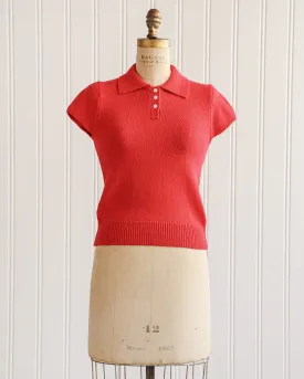 Cassandra Knit Top - Red