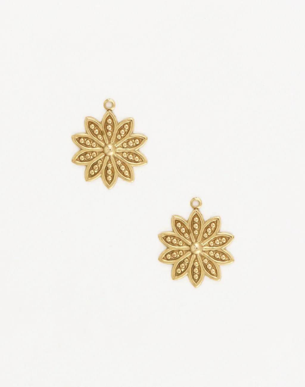 Decennial Flower, 20x16mm, (2pcs)