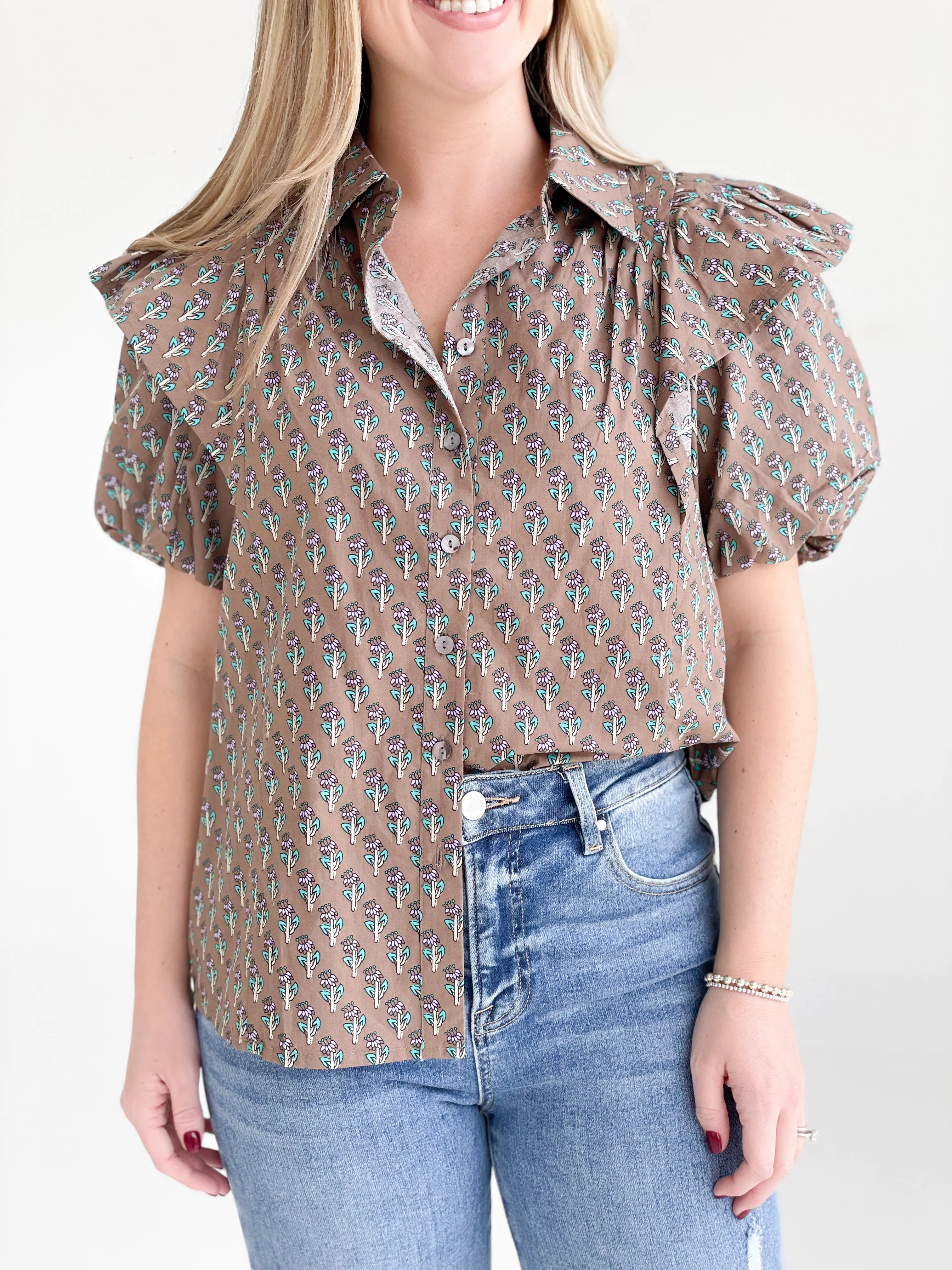 Down and Done Blouse