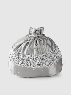 Exquisite Silver Potli Bag: The Perfect Wedding Gift | potli bags for return gifts