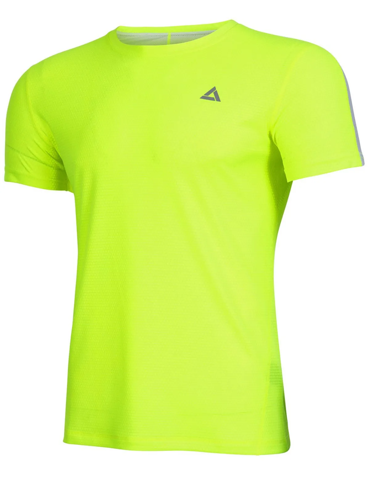 Funktions Laufshirt Kurzarm Pro Line Neon Weiss