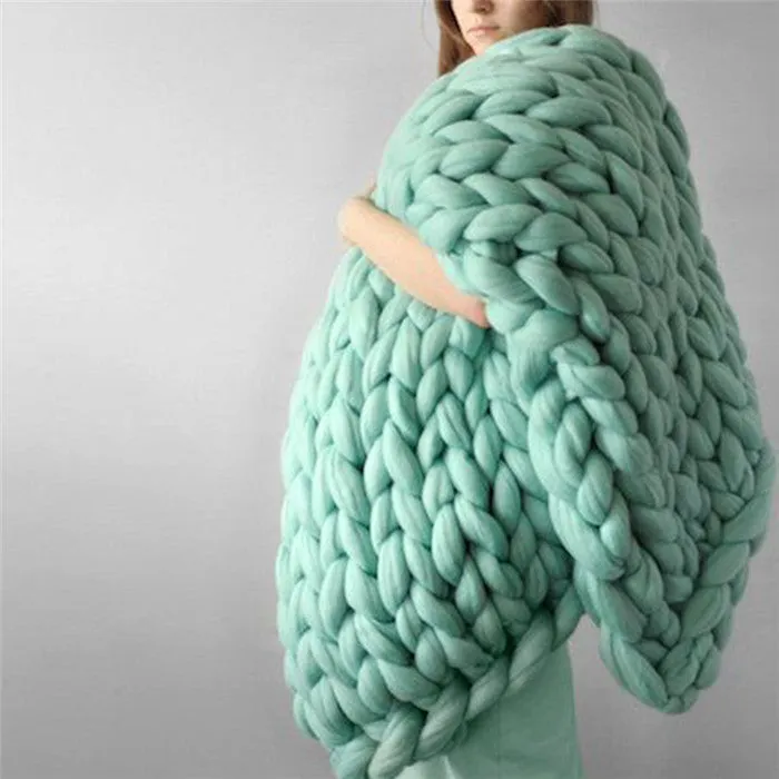 Handmade Chunky Knit Blanket