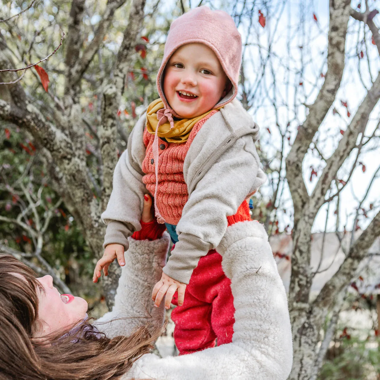 Hooded Jacket - Organic Wool/Cotton Fleece (6m-3y)