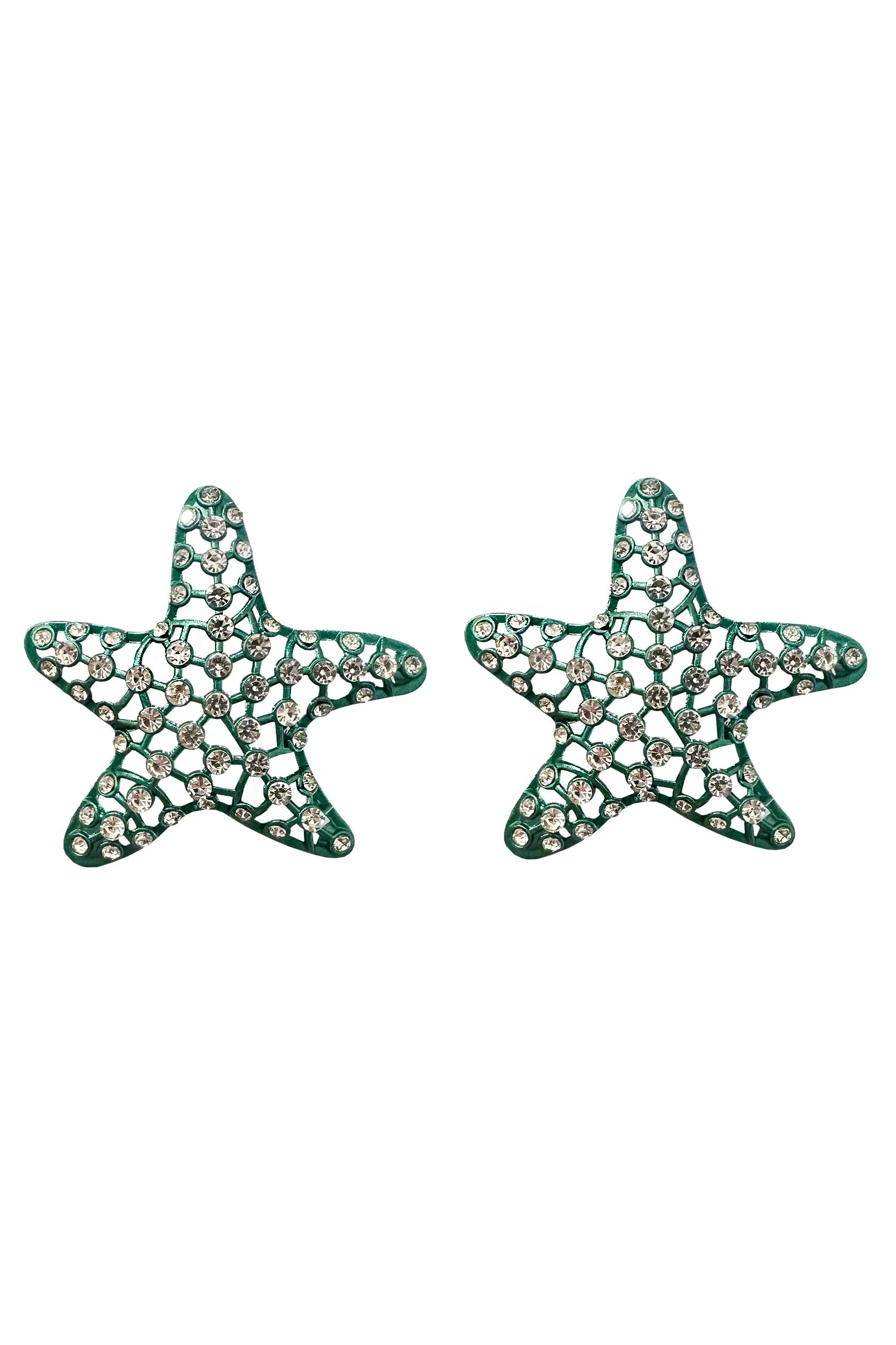 Jennifer Green Starfish Earrings