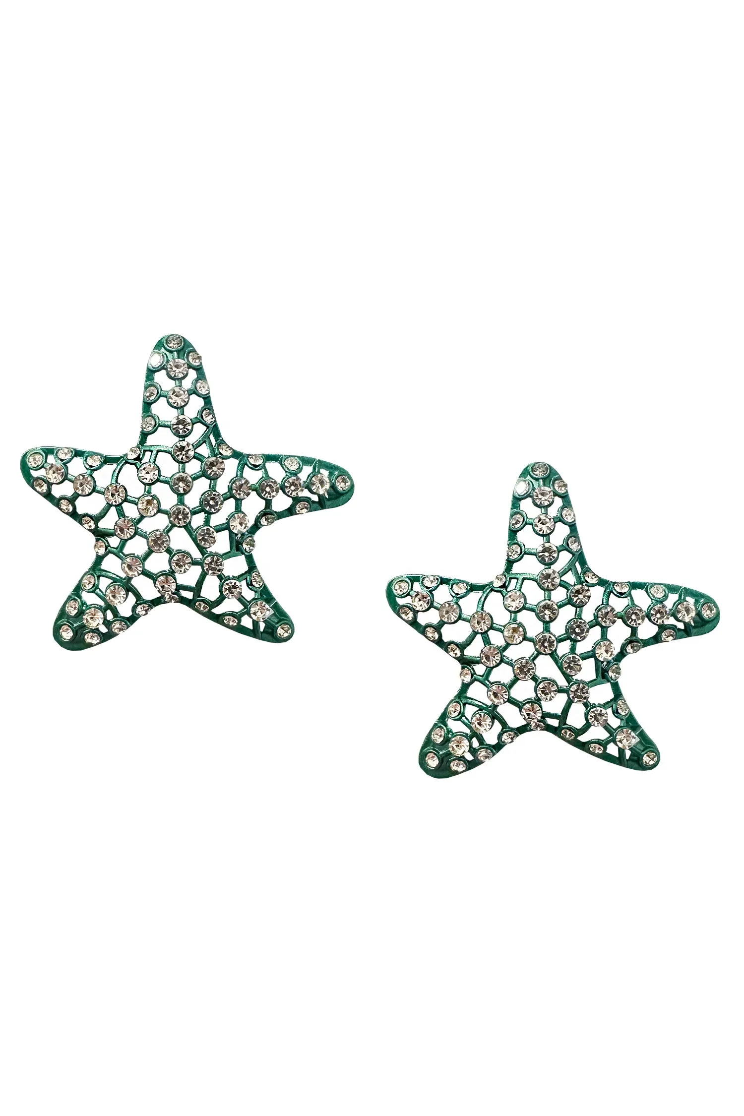 Jennifer Green Starfish Earrings