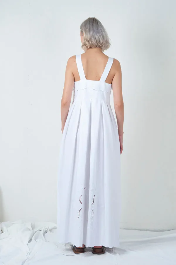 Optic White Embroidery Dress