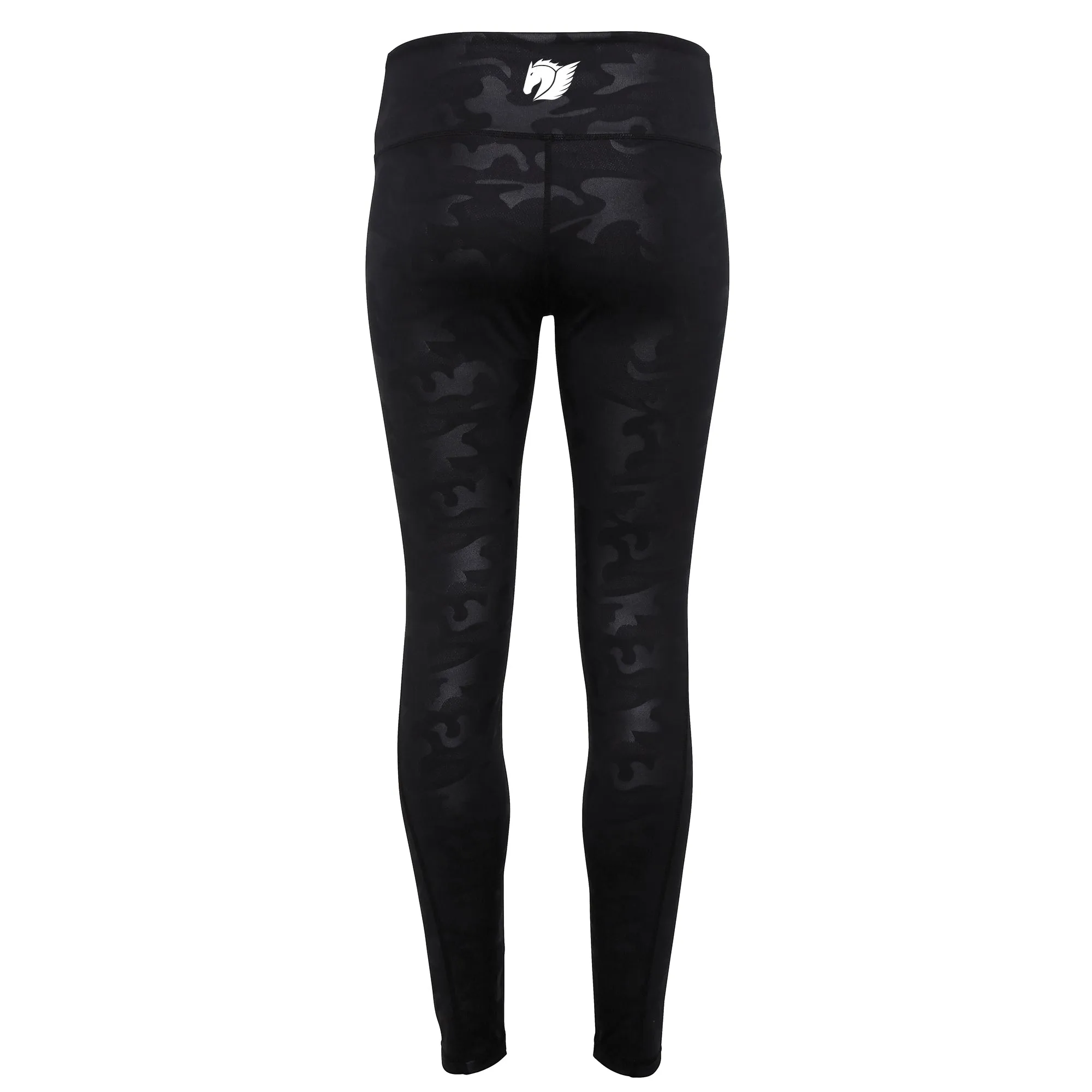 Performance Leggings - Black Camo