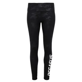 Performance Leggings - Black Camo