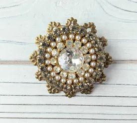 Princess Anne Brooch in Smoky