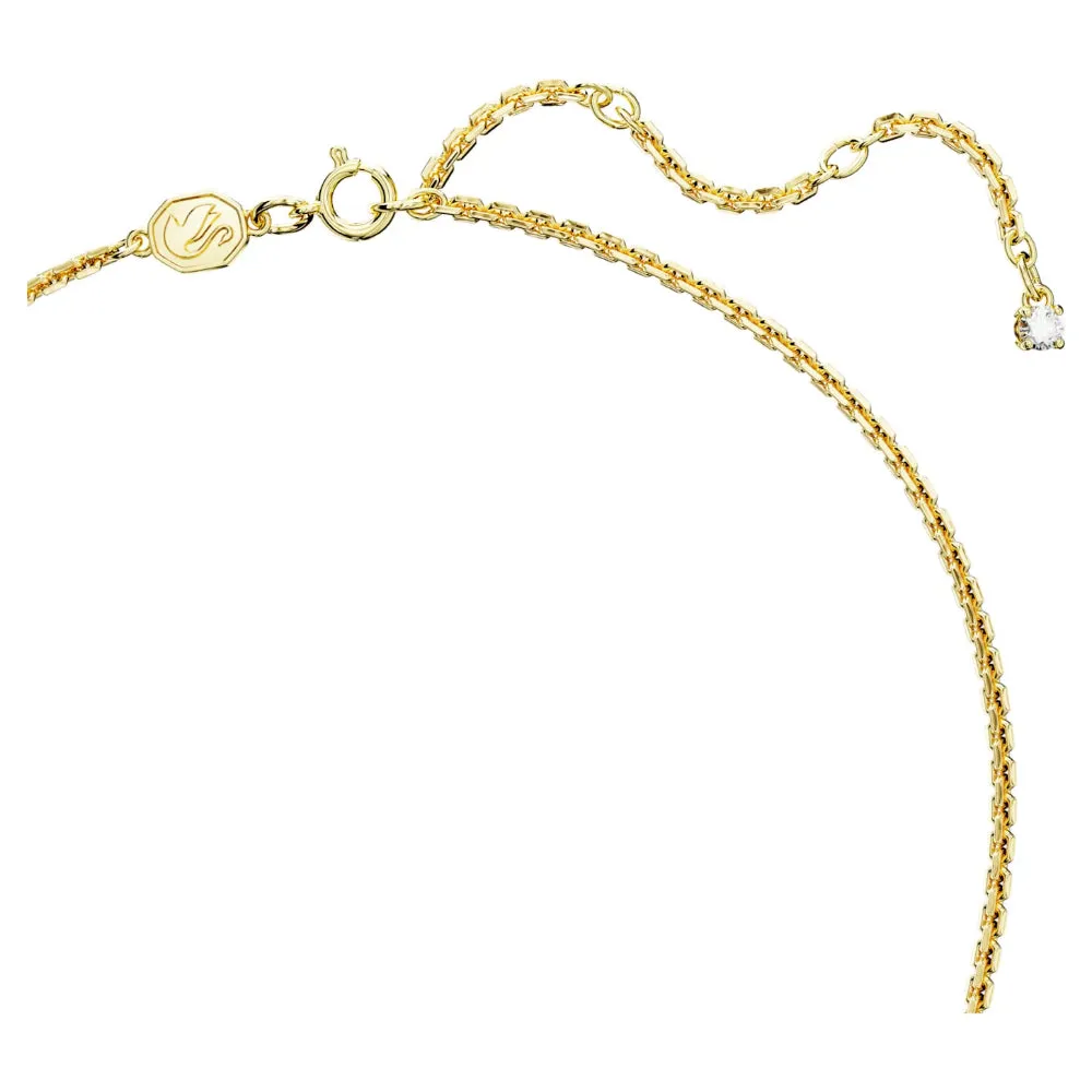 "Swarovski Mother’s Day necklace Heart, White, Gold-tone plated"