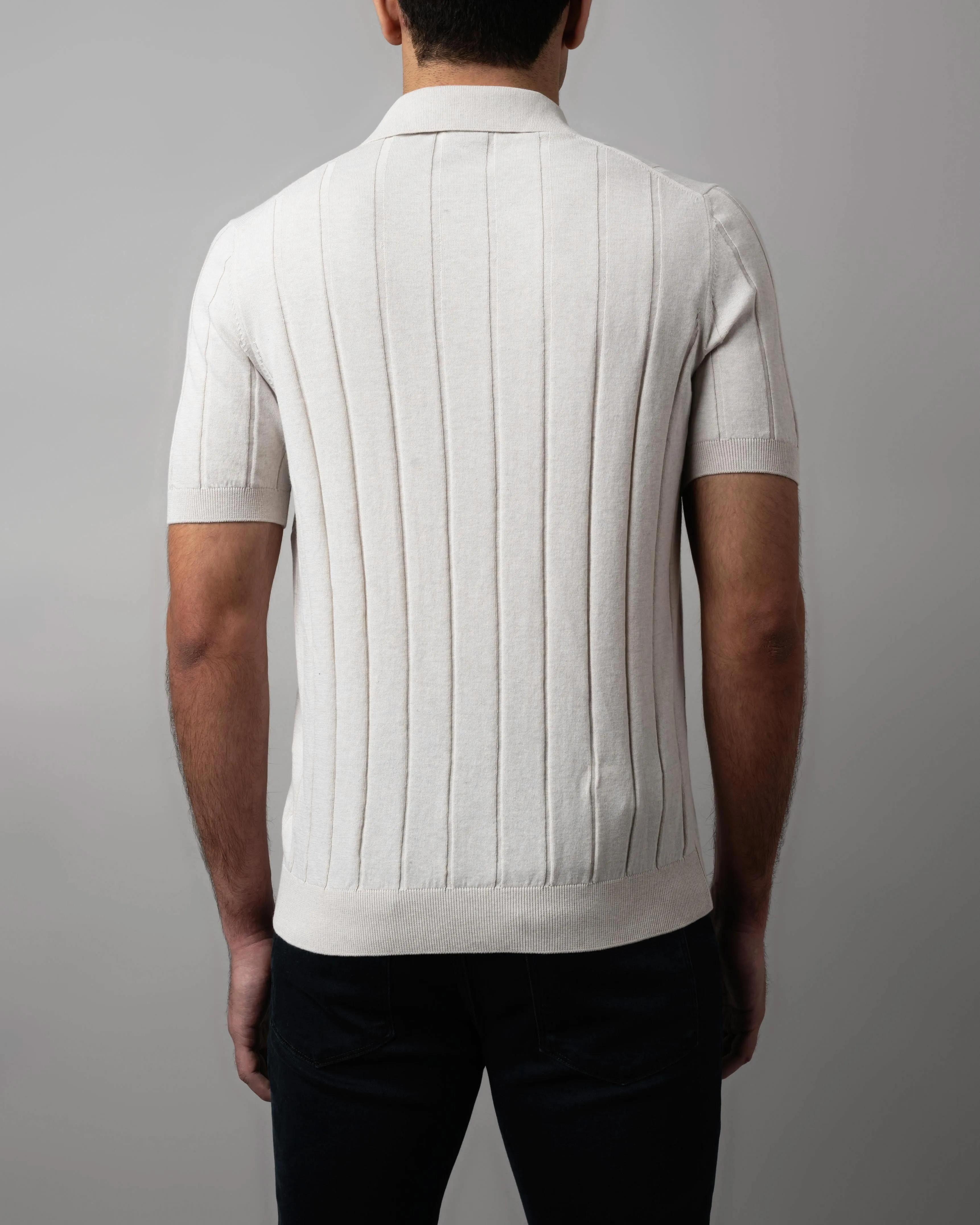 Ribbed Knit Shirt