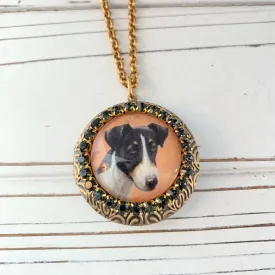 Romeo the Terrier Locket Necklace