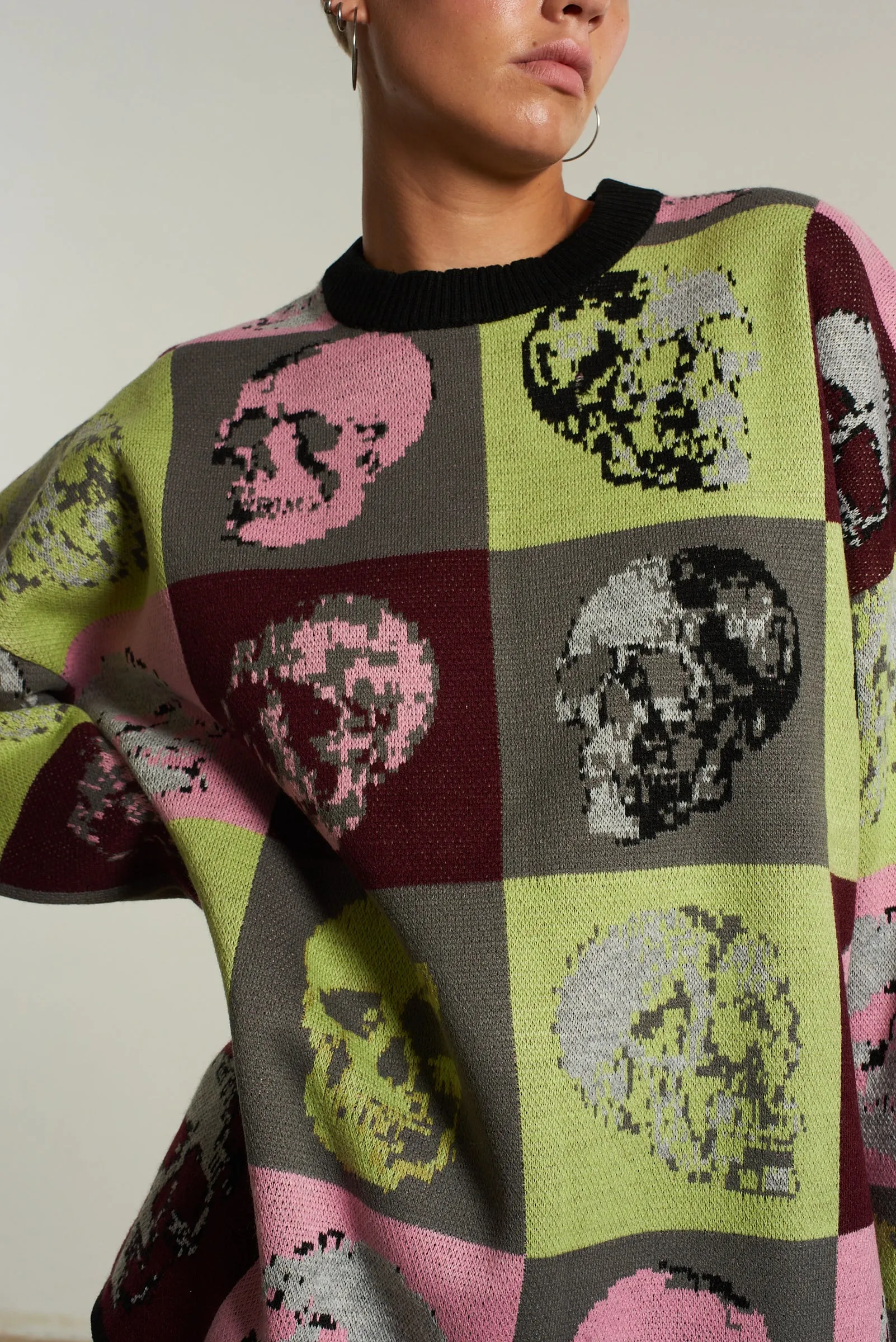 Skull Tile Knit