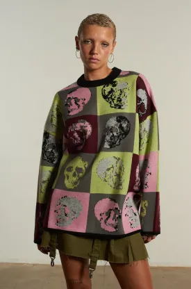 Skull Tile Knit