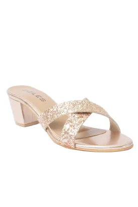 SOLES Women Rose Gold Heels