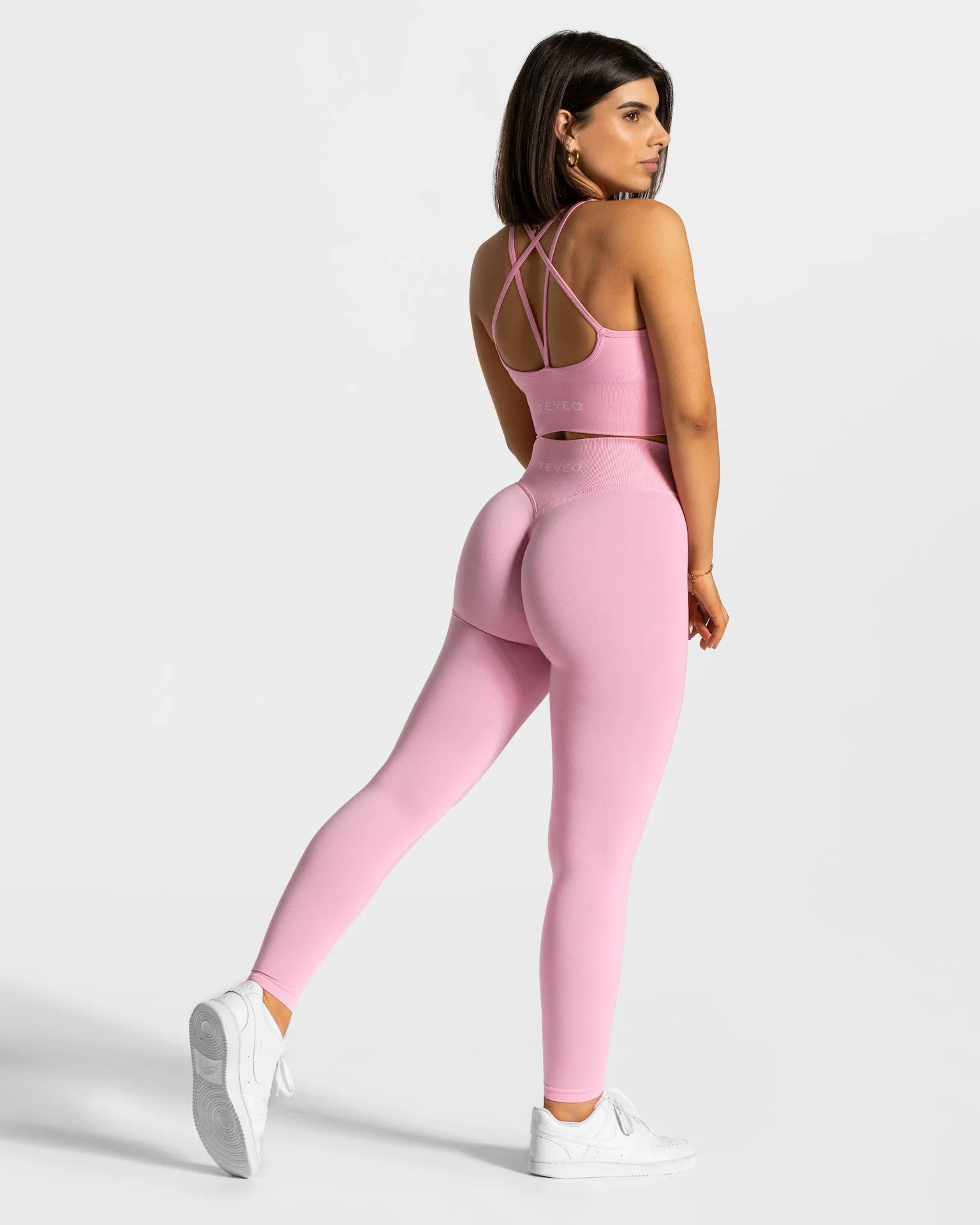 Statement Scrunch Leggings "Pink"