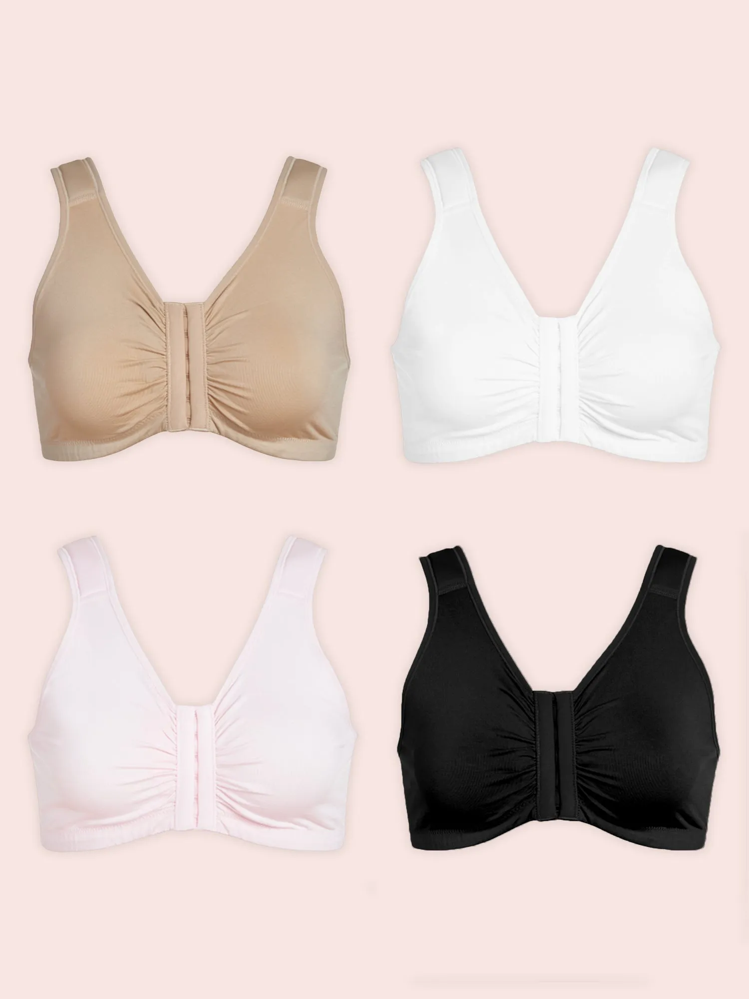 The Laurel - Seamless Comfort Front-Closure Bra Bundle 2-Pack