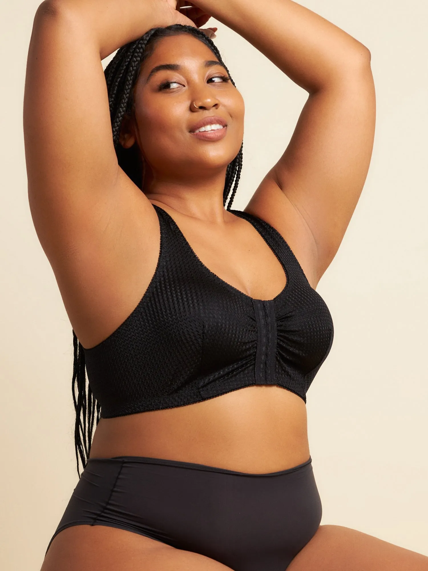 The Marlene - Silky Front-Closure Comfort Bra