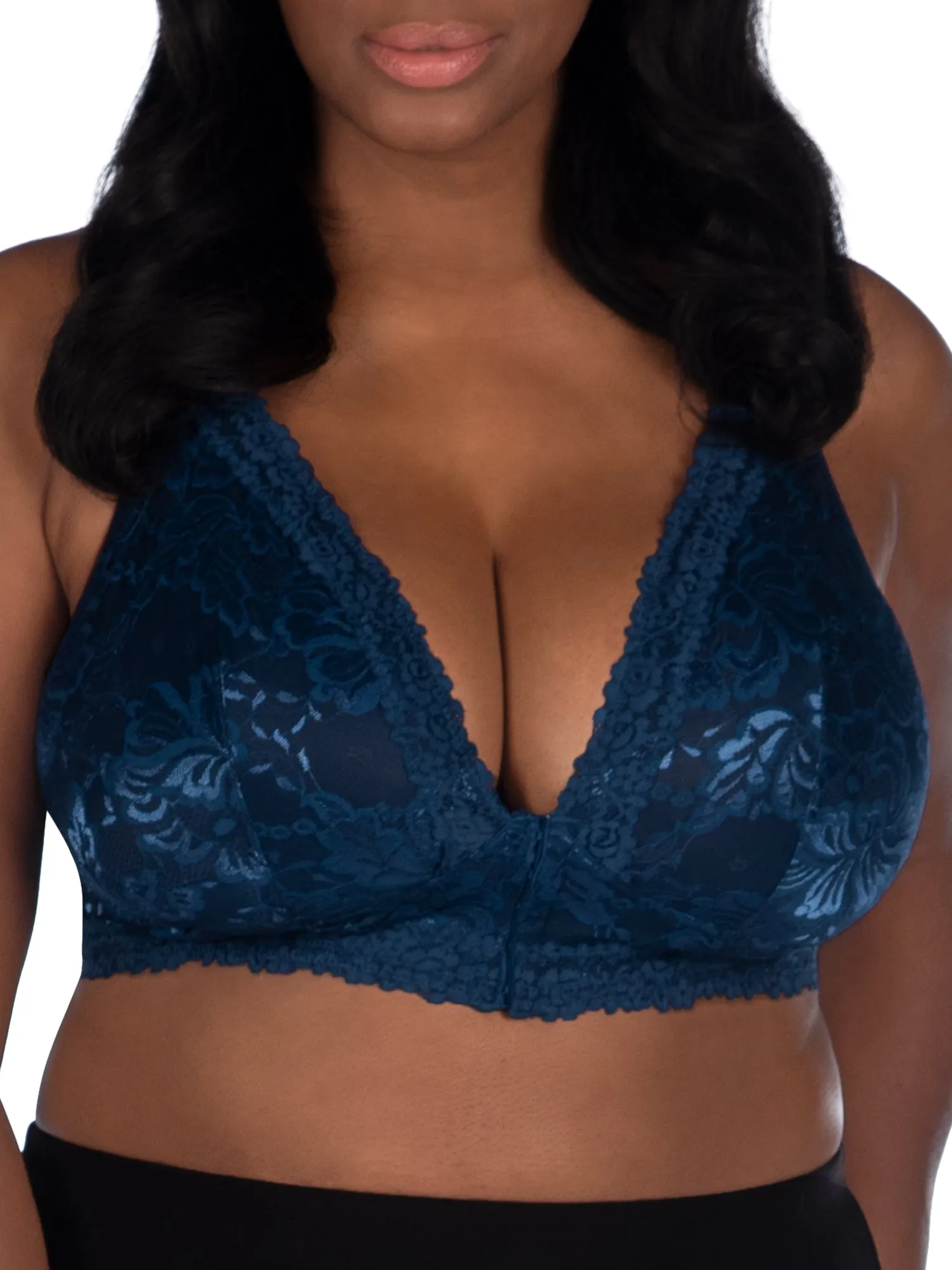 The Nola - Lace Wirefree Front-Closure Bralette