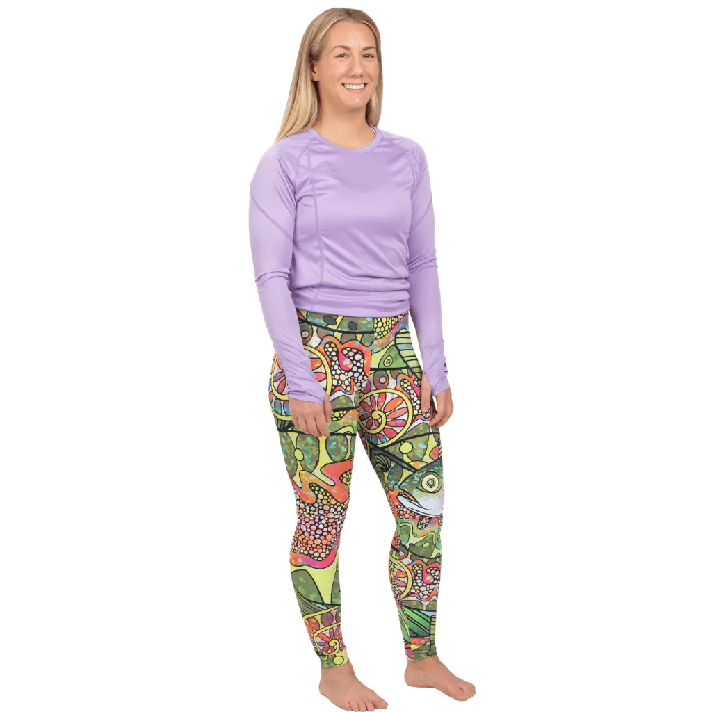 Troutrageous Rainbow Signature Leggings