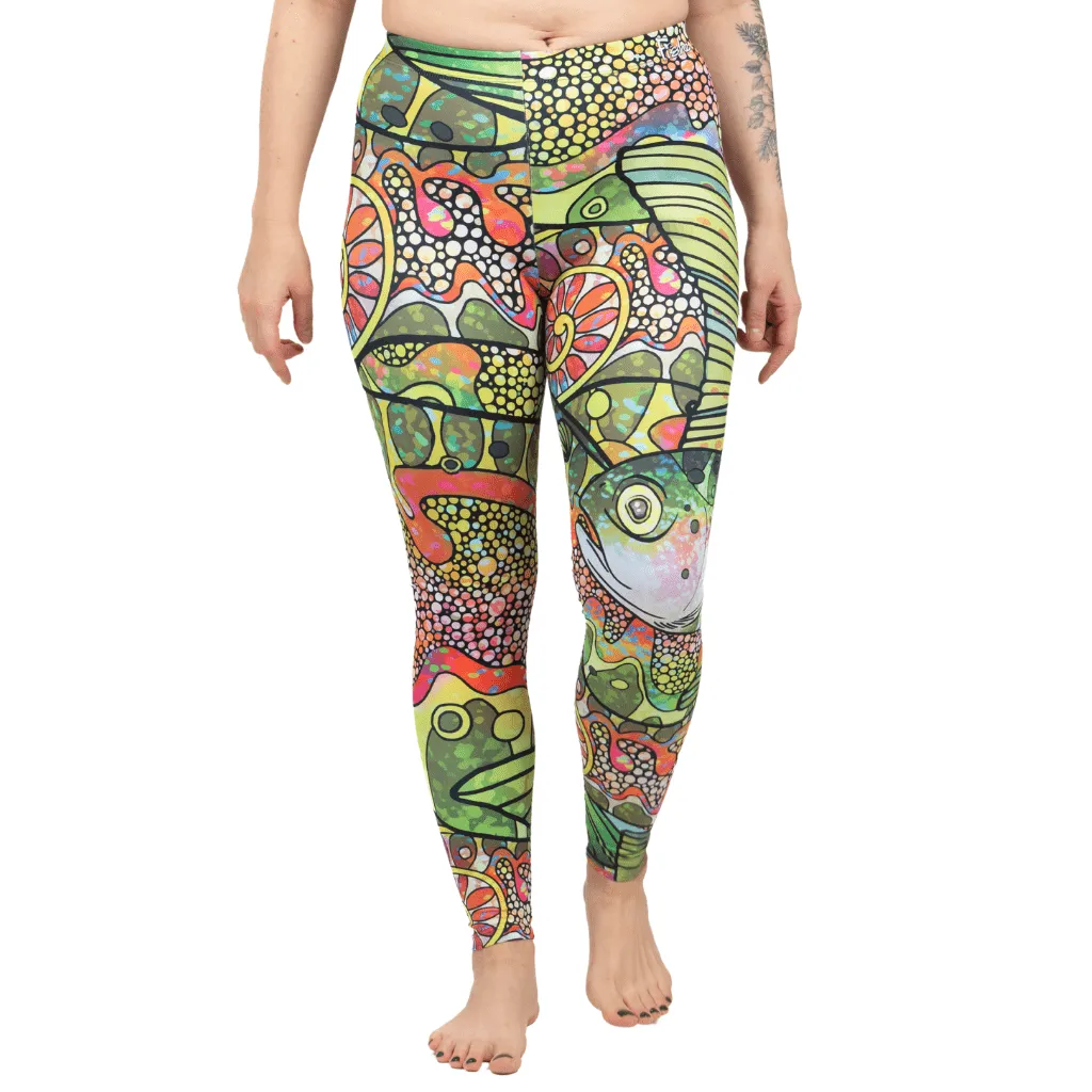 Troutrageous Rainbow Signature Leggings