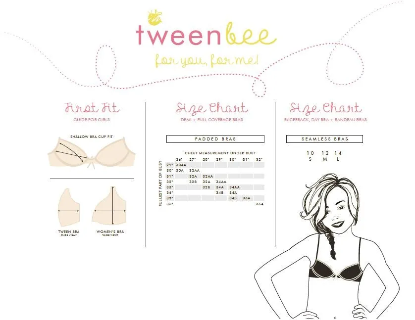 Tweenbee Convertible Demi Bra