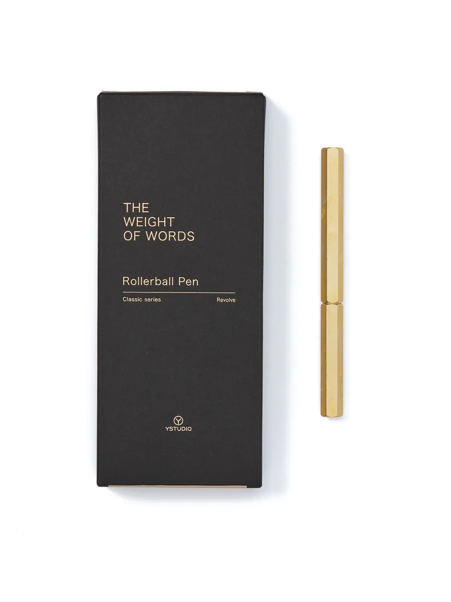 Y Studio Rollerball Pen Classic - Brass